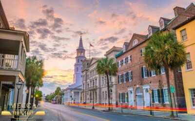 Distance from Charleston Airport to historic District